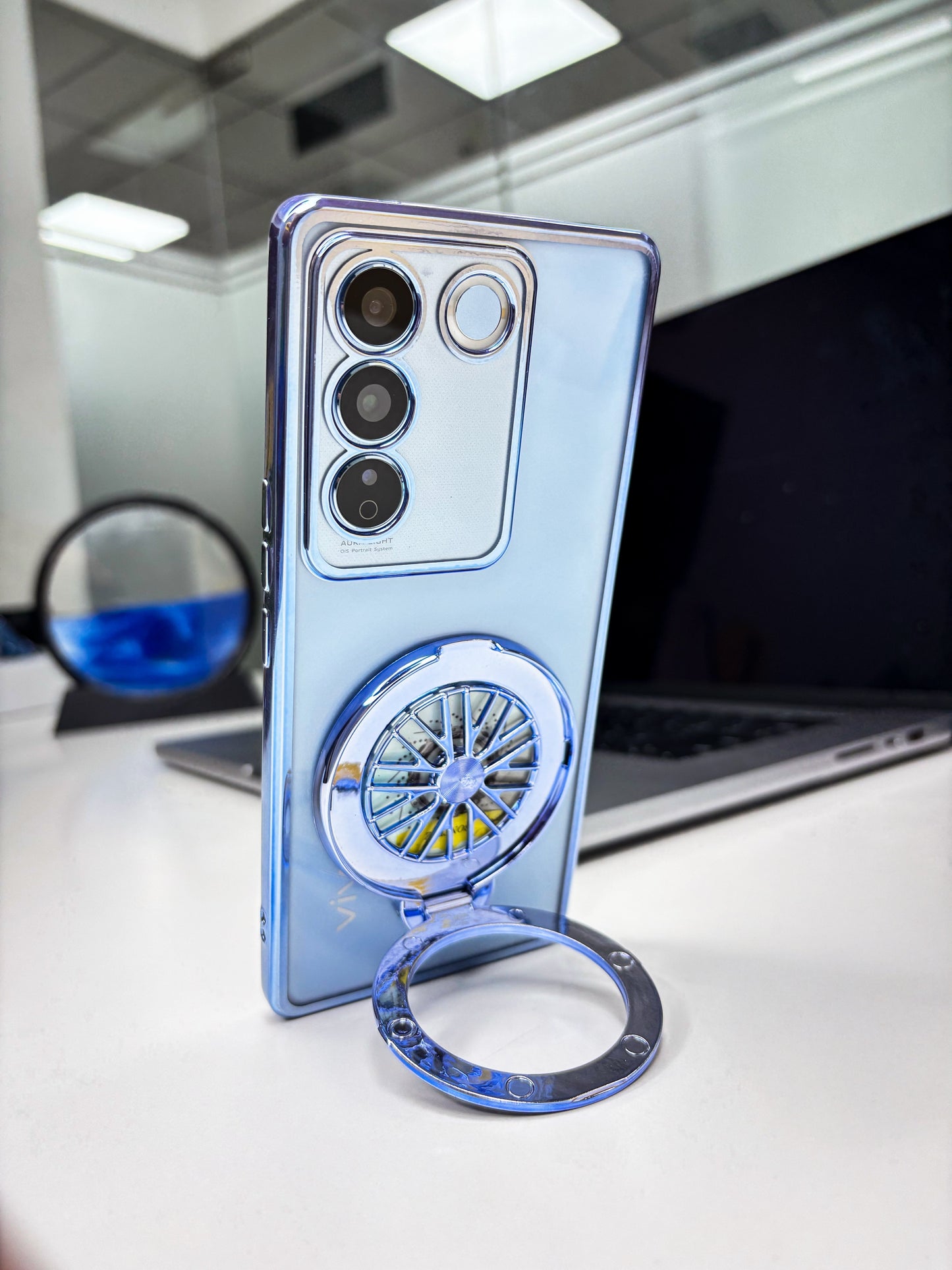 Vivo V27/V27 Pro 5G Ferrari Wheel Electroplating Case