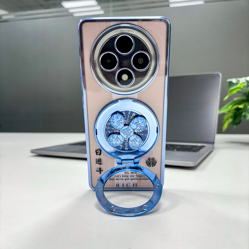 Oppo F27 Pro+ 5G Rich Manifestation Reflective Fidget Rotating Back Case