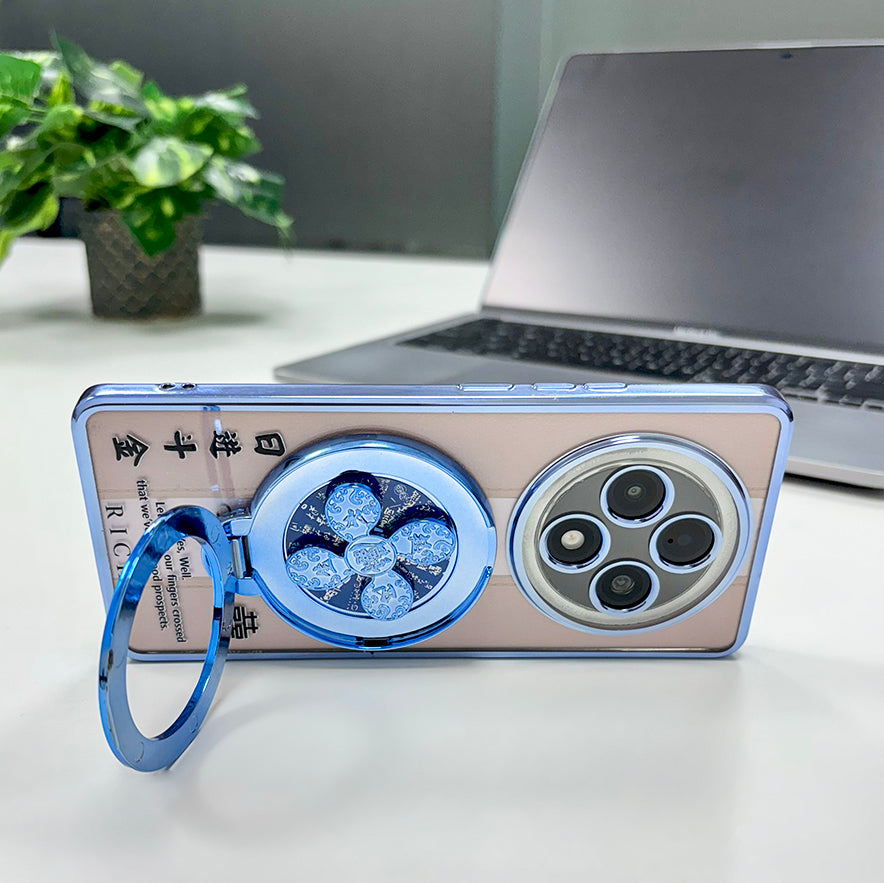 Oppo F27 Pro+ 5G Rich Manifestation Reflective Fidget Rotating Back Case