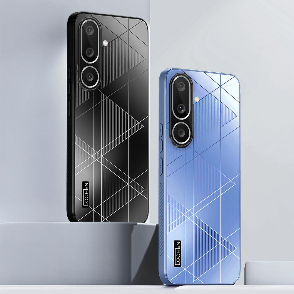 Samsung Galaxy M56 5G Triangle Pattern Matte Back Shockproof Case