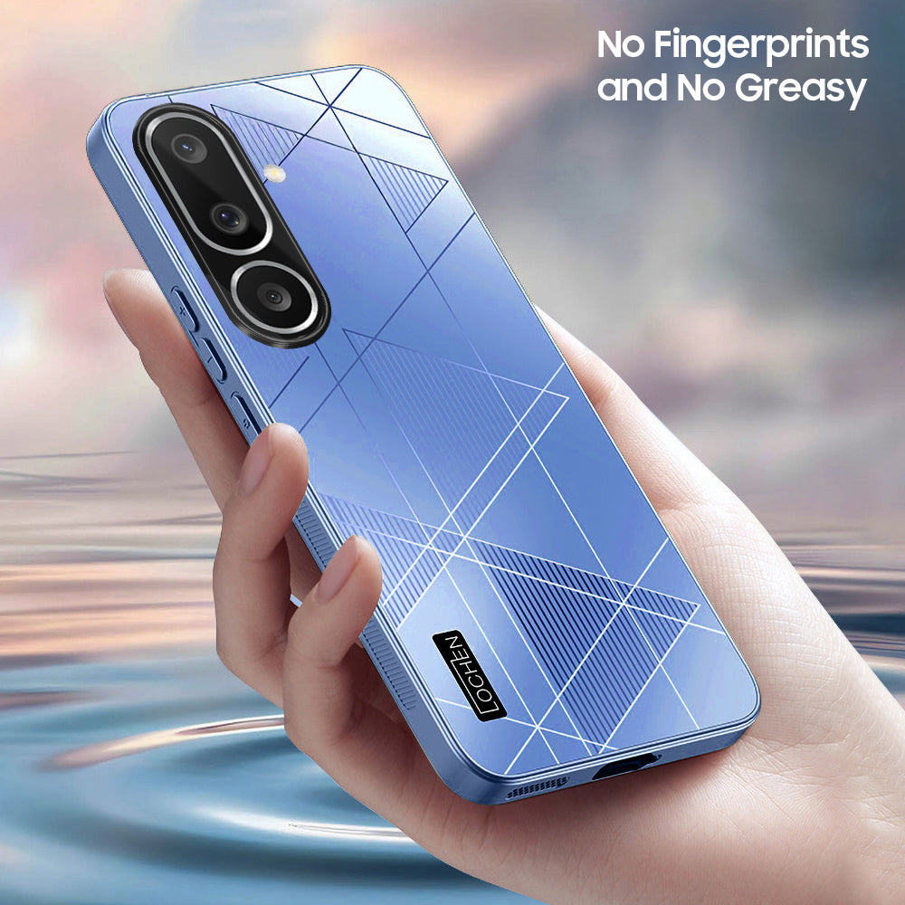 Samsung Galaxy M56 5G Triangle Pattern Matte Back Shockproof Case