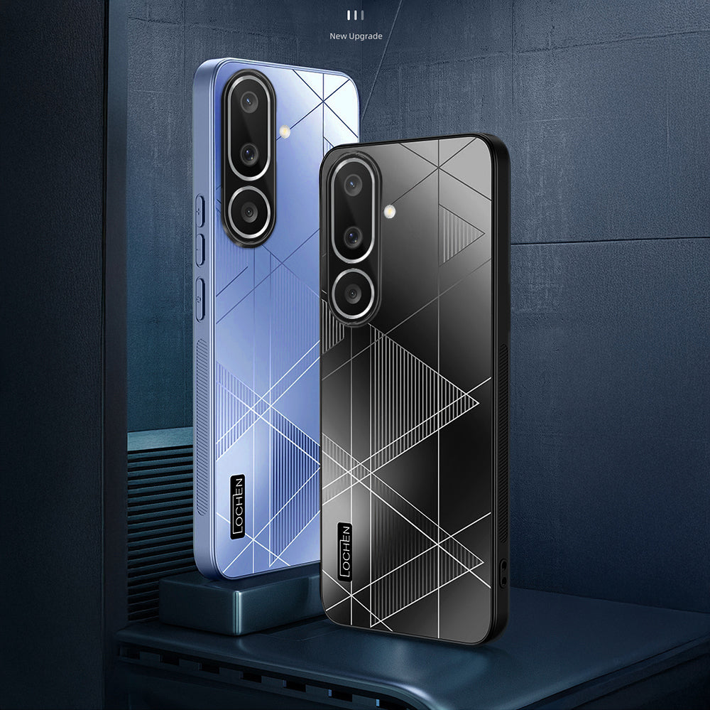 Samsung Galaxy M56 5G Triangle Pattern Matte Back Shockproof Case