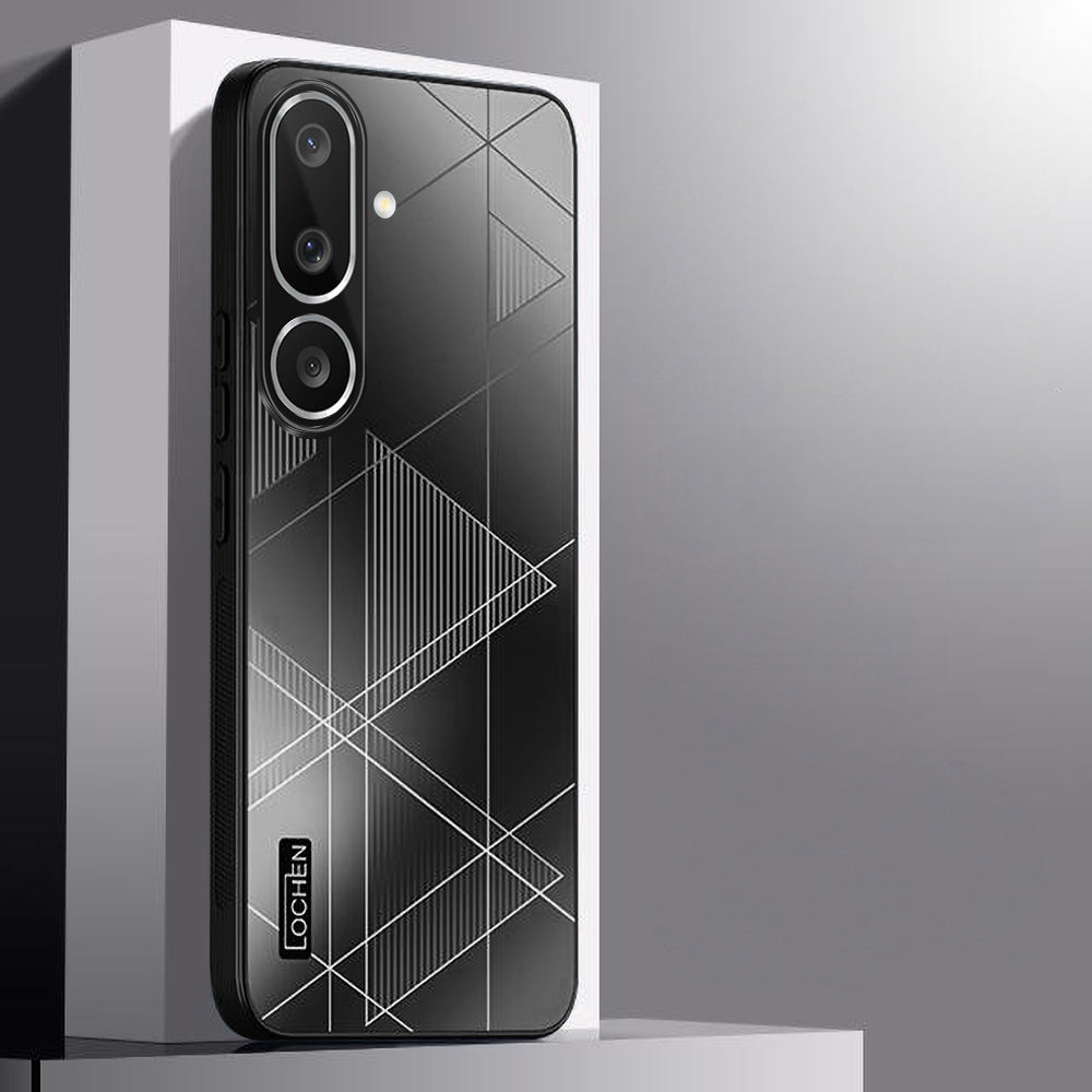 Samsung Galaxy M56 5G Triangle Pattern Matte Back Shockproof Case