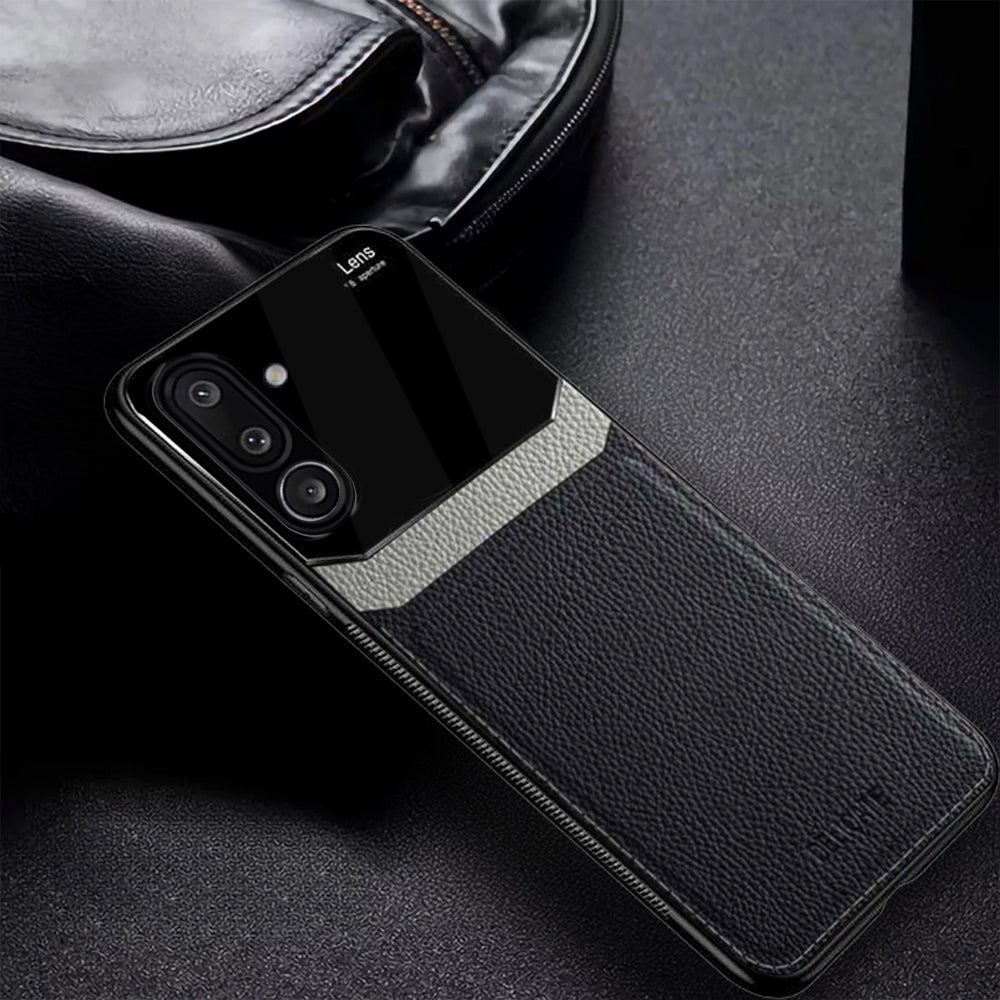 Samsung Galaxy M56 5G Premium Leather Lens Protective Case