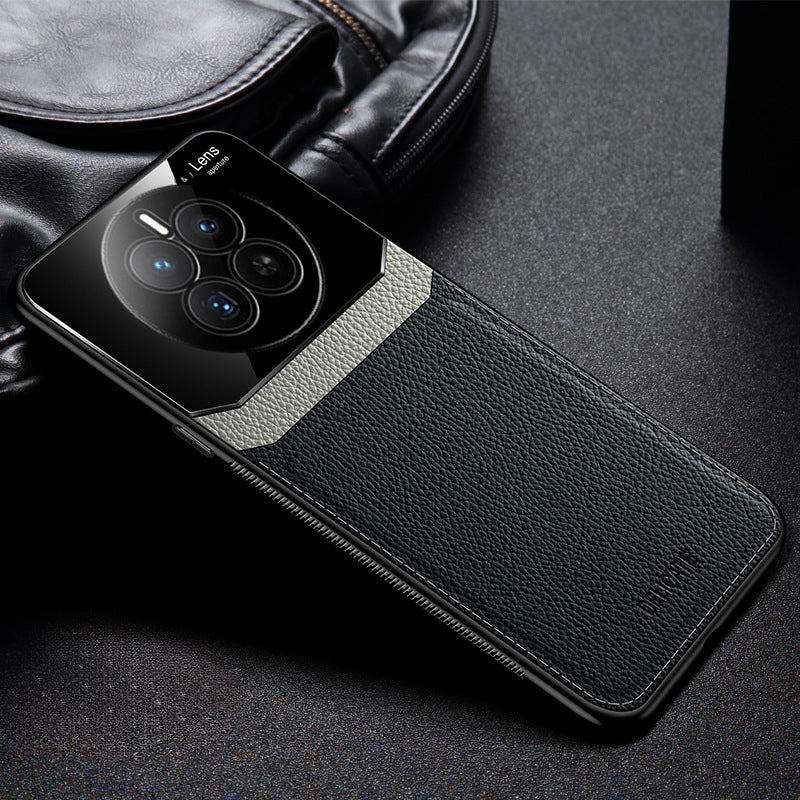 Realme 12 Pro+ Premium Leather Lens Protective Case