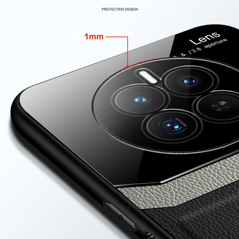 Realme 12 Pro+ Premium Leather Lens Protective Case