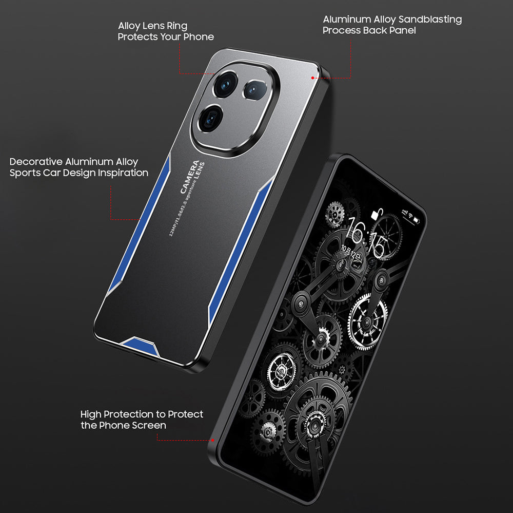 iQOO 12 5G Luxury Aluminium Metal Frame Protective Case