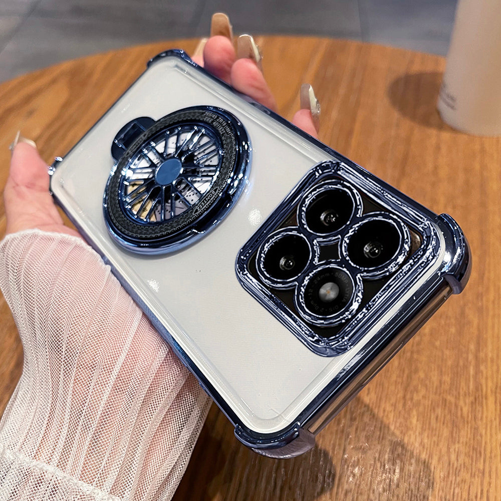 Motorola Edge 60 Fusion 5G Premium Stress Buster Wheel Rotating Shockproof Airbags Case