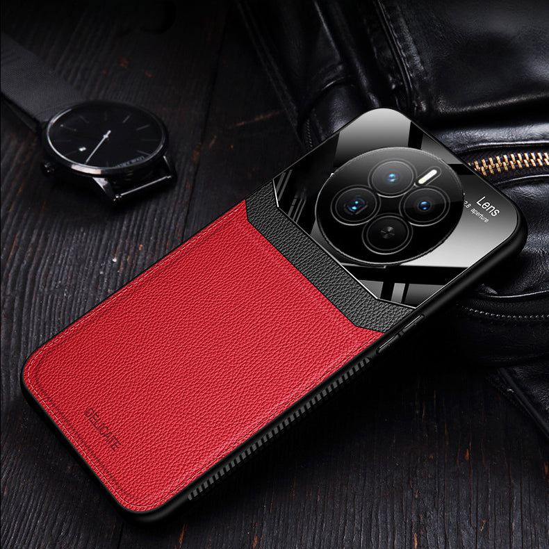 Realme 12 Pro+ Premium Leather Lens Protective Case