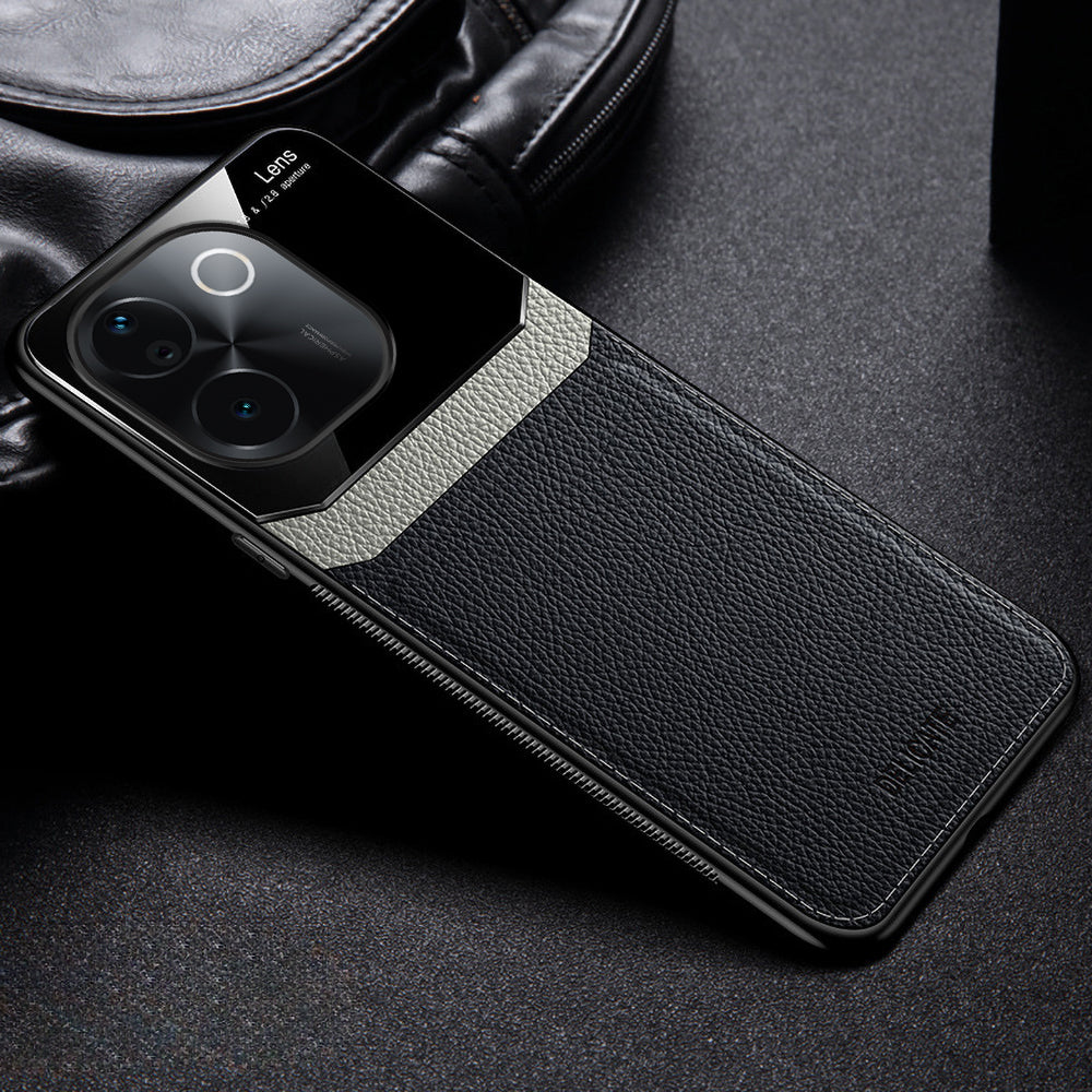 Vivo T3 Pro 5G Premium Leather Lens Protective Case