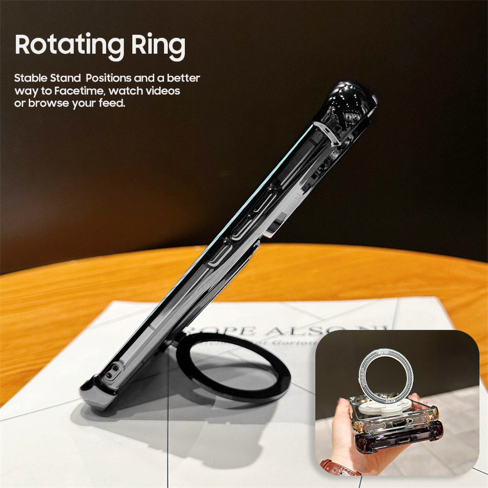 Oppo Reno 12 Pro 5G Premium Stress Buster Wheel Rotating Shockproof Airbags Case