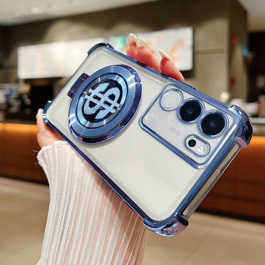 Vivo V29/V29 Pro 5G Four Corner Airbags 100% Original Astro Money Magnet Rotating Dollar Case