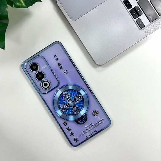 Oppo K12X (5G) Rich Manifestation Reflective Fidget Rotating Back Case