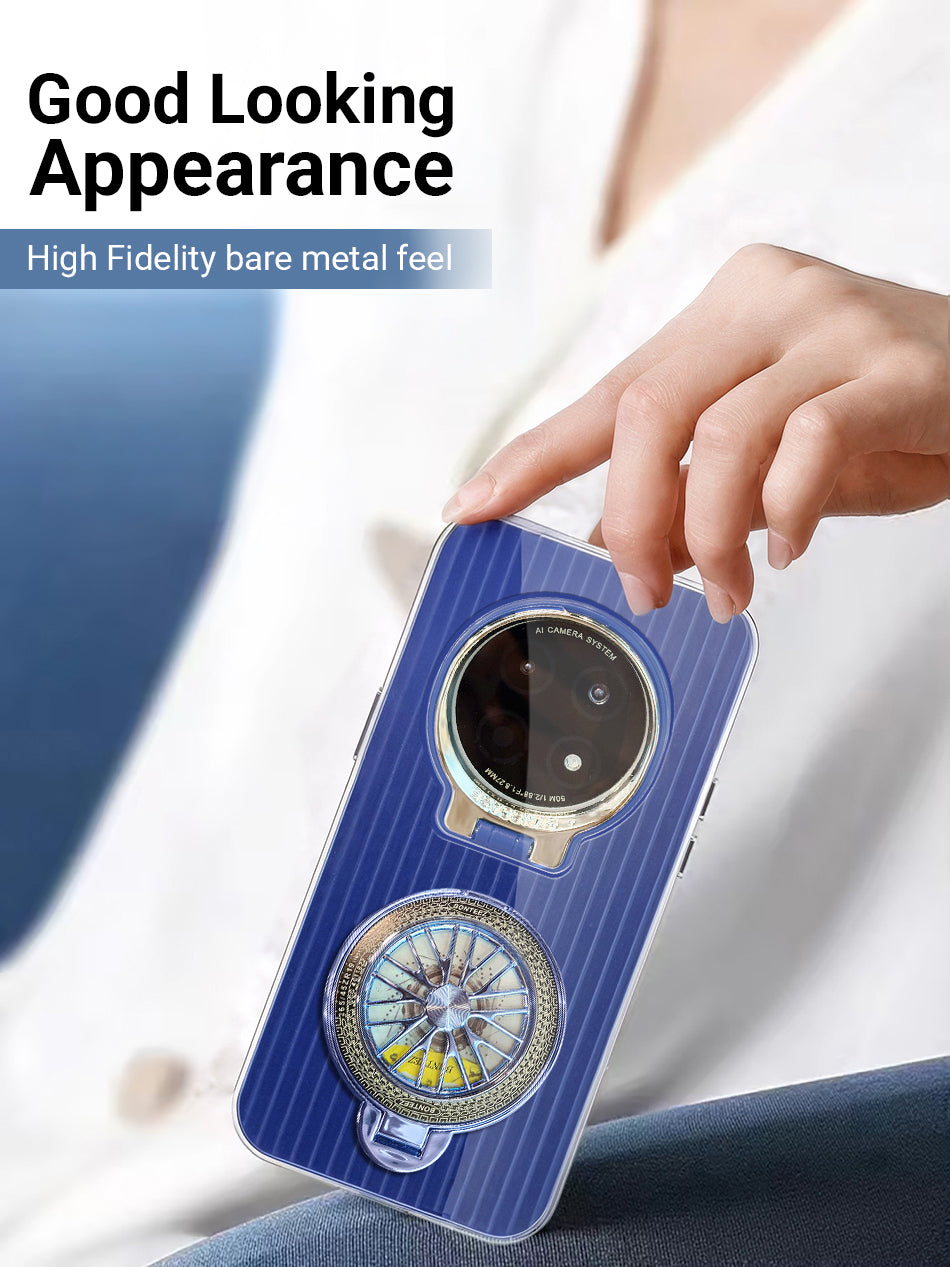 Luxury dual-layer hybrid case for Oppo F29.