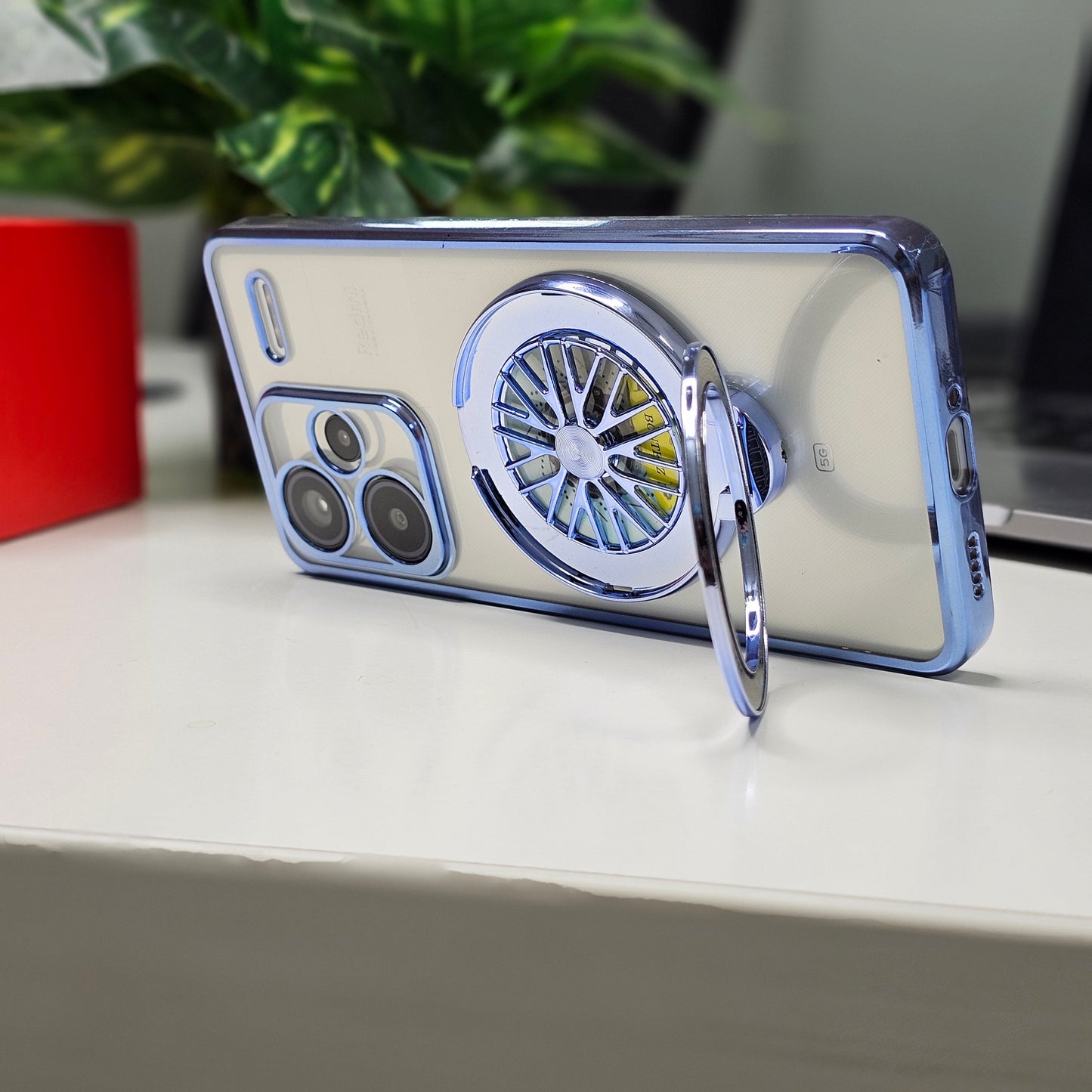 Redmi Note 13 Pro+ 5G Ferrari Wheel Electroplating Case