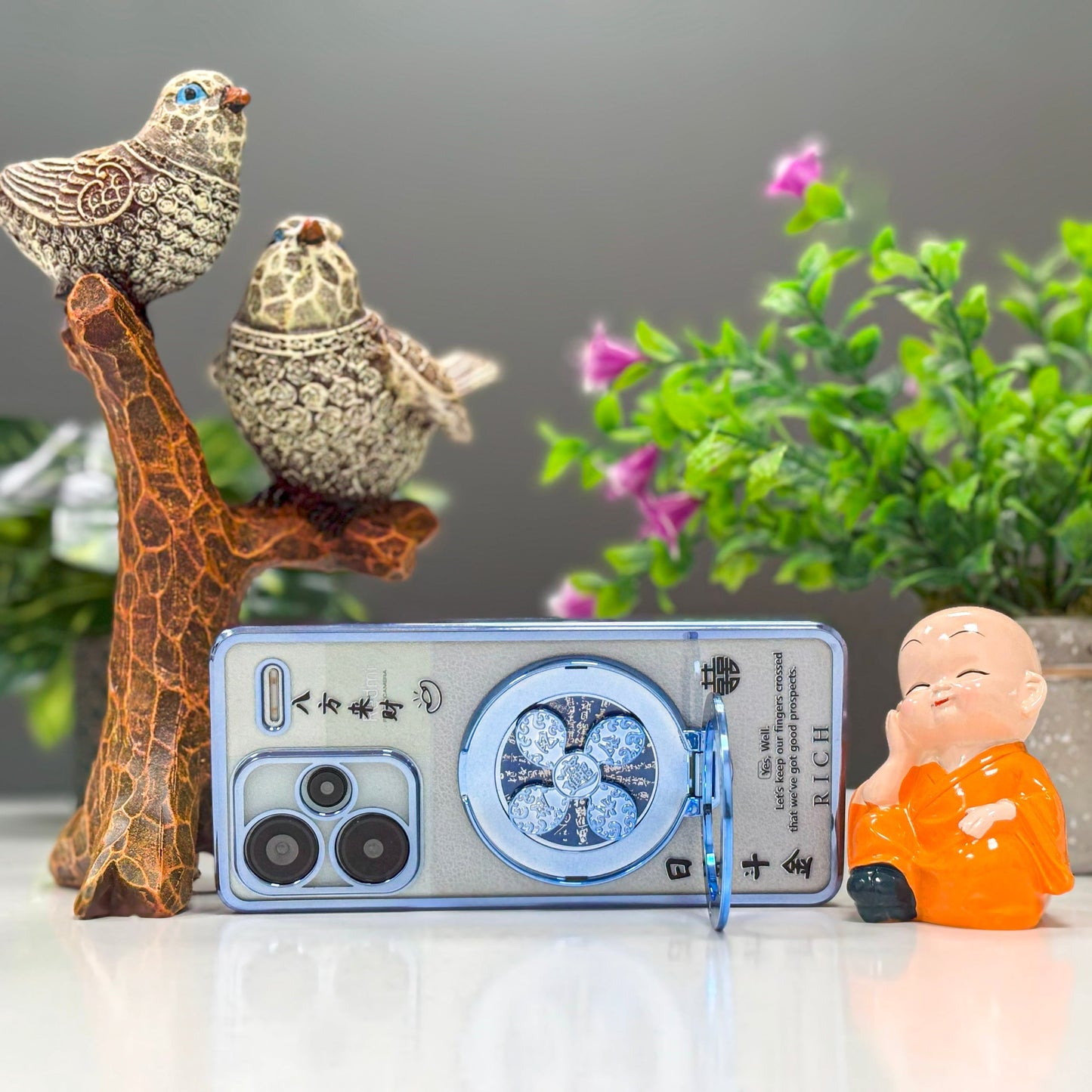 Redmi Note 13 Pro+ 5G Rich Manifestation Reflective Fidget Rotating Back Case