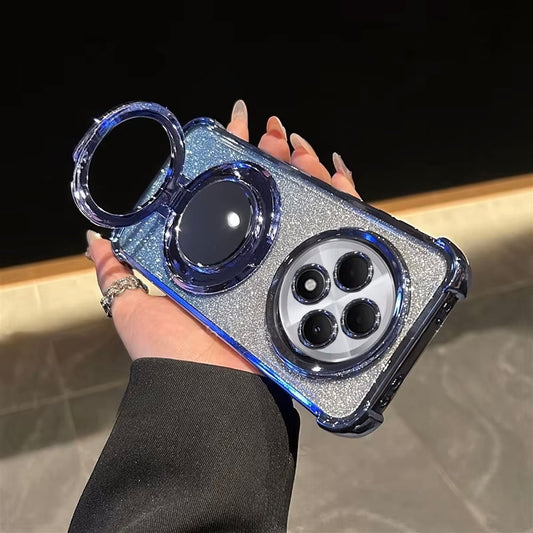 Oppo F27 Pro+ 5G Luxury Shimmer Mirror Back Shockproof Airbag Case