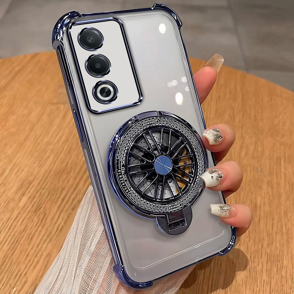 Oppo A3 Pro 5G Premium Stress Buster Wheel Rotating Shockproof Airbags Case