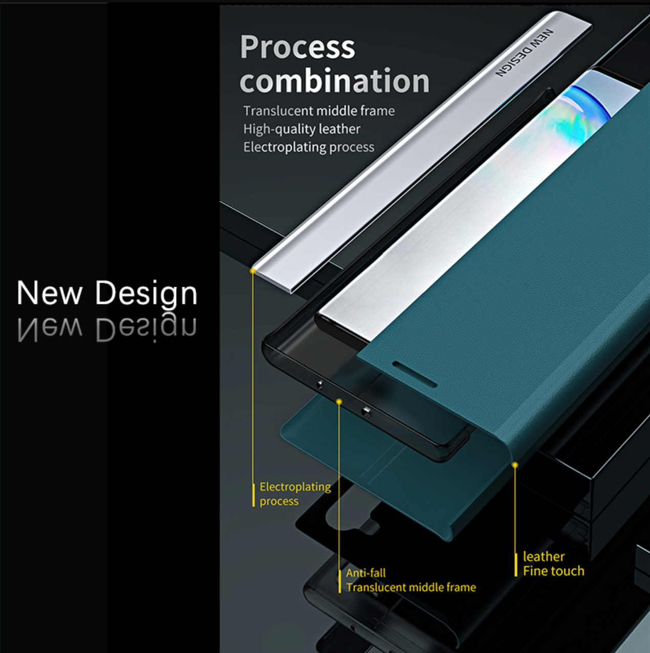 Samsung Galaxy S22 5G Flip Leather Case
