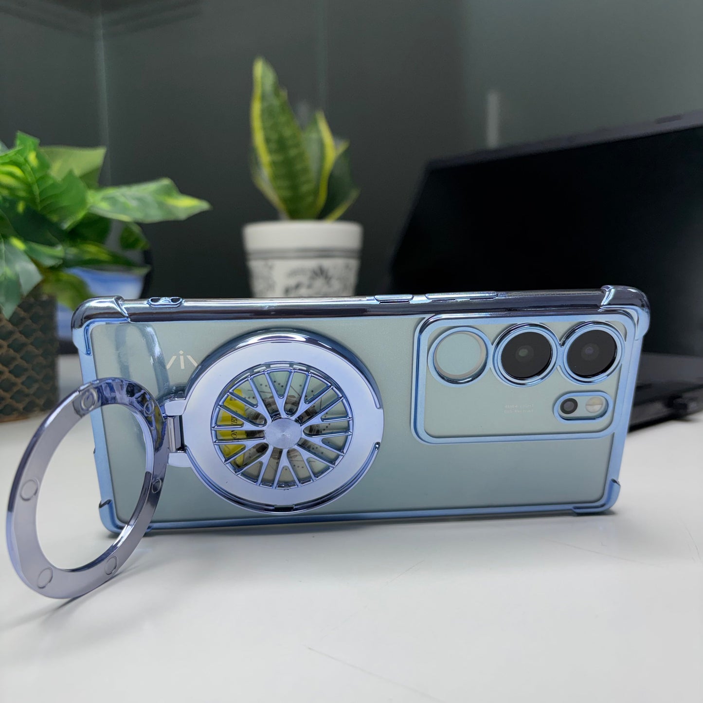 Vivo V29/V29 Pro 5G Premium Stress Buster Wheel Rotating Shockproof Airbags Case