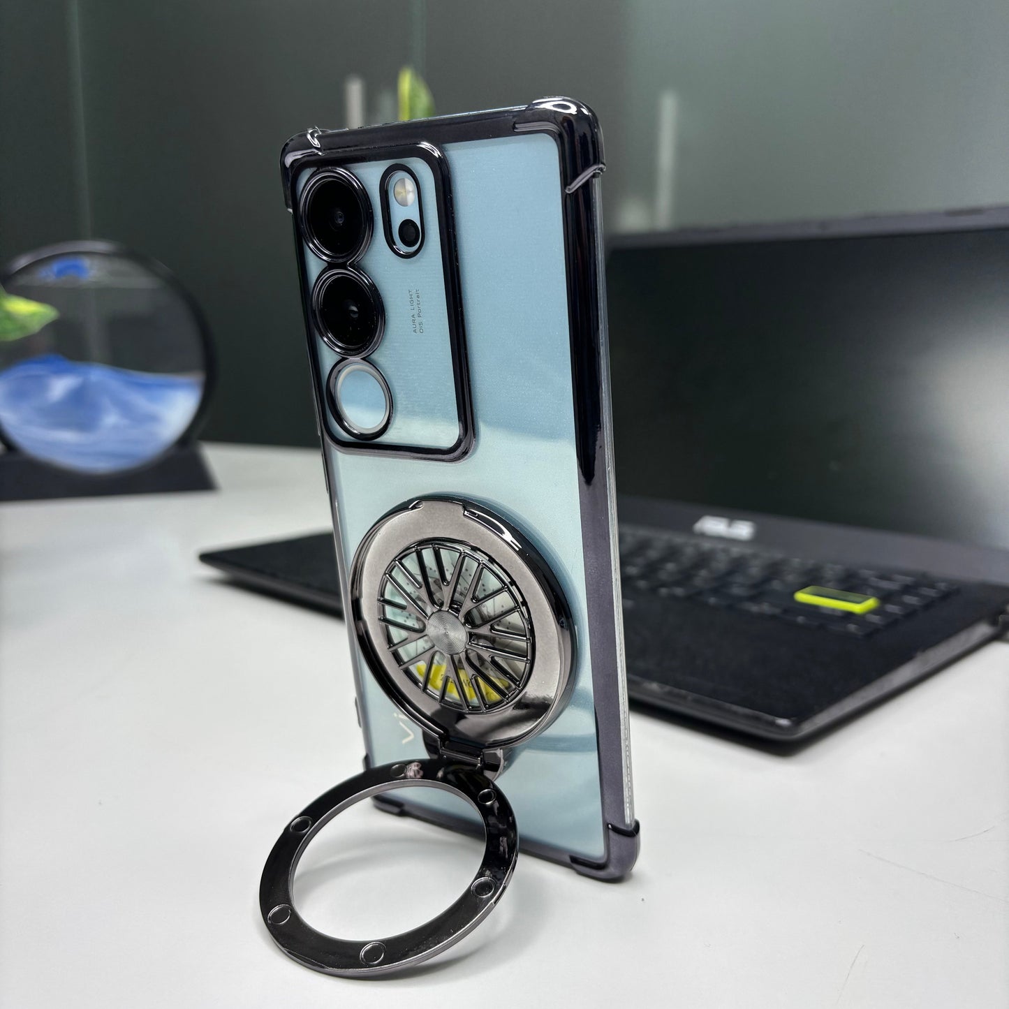 Vivo V29/V29 Pro 5G Premium Stress Buster Wheel Rotating Shockproof Airbags Case