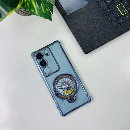 Vivo V29/V29 Pro 5G Premium Stress Buster Wheel Rotating Shockproof Airbags Case