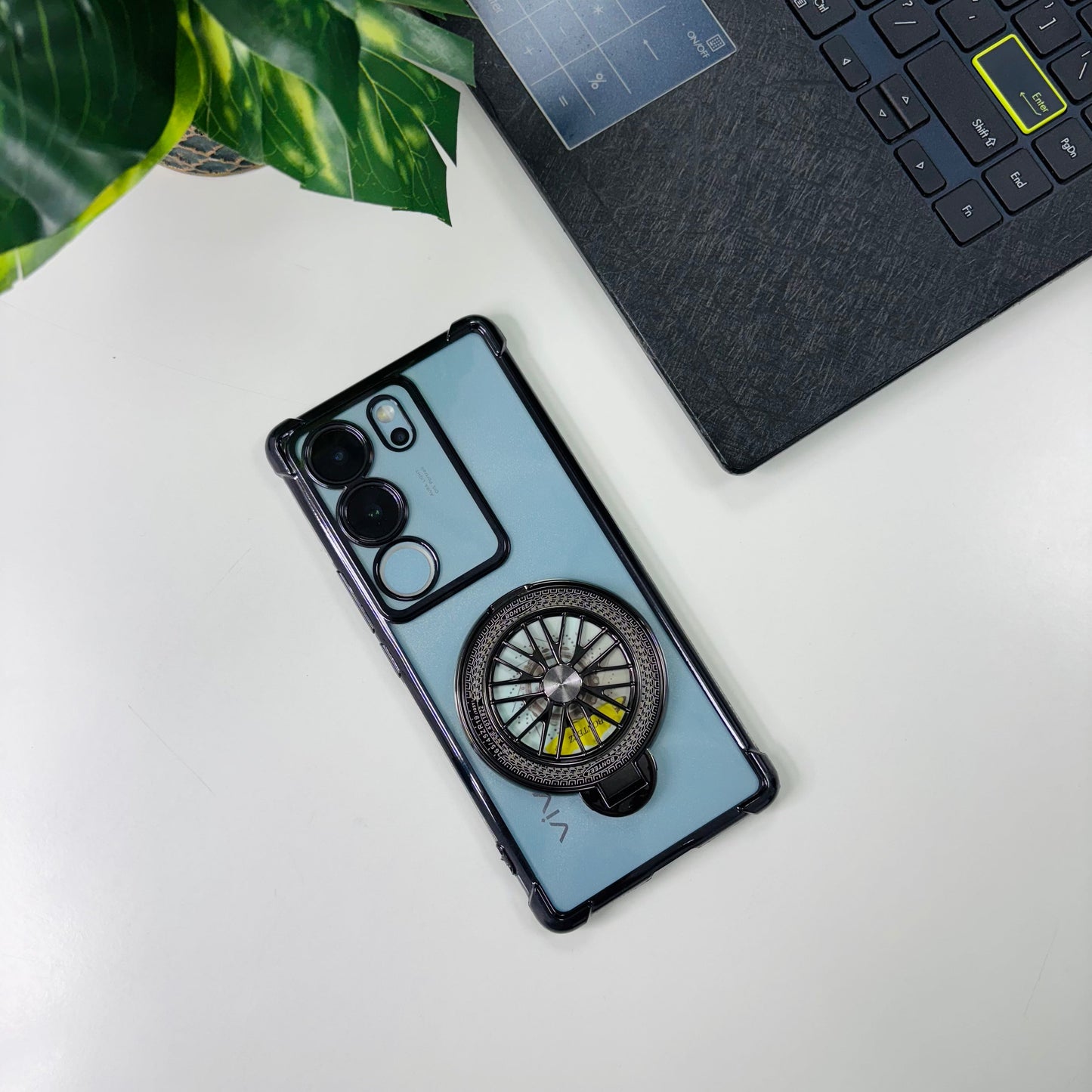 Vivo V29/V29 Pro 5G Premium Stress Buster Wheel Rotating Shockproof Airbags Case