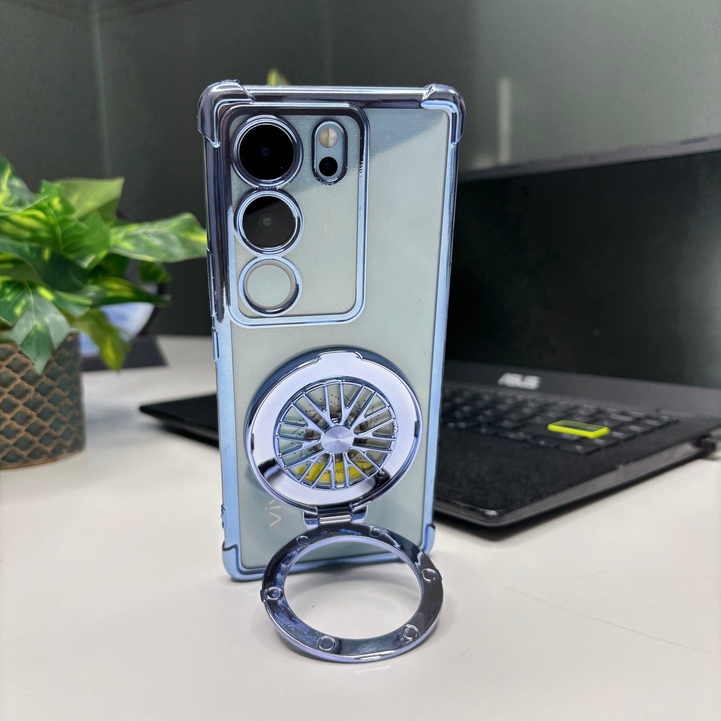 Vivo V29/V29 Pro 5G Premium Stress Buster Wheel Rotating Shockproof Airbags Case