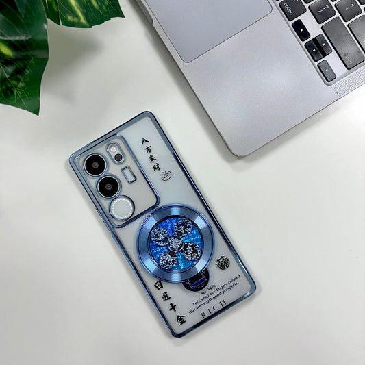 Vivo V29 5G Rich Manifestation Reflective Fidget Rotating Back Case