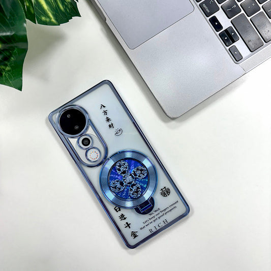 Vivo V40 Pro 5G Rich Manifestation Reflective Fidget Rotating Back Case