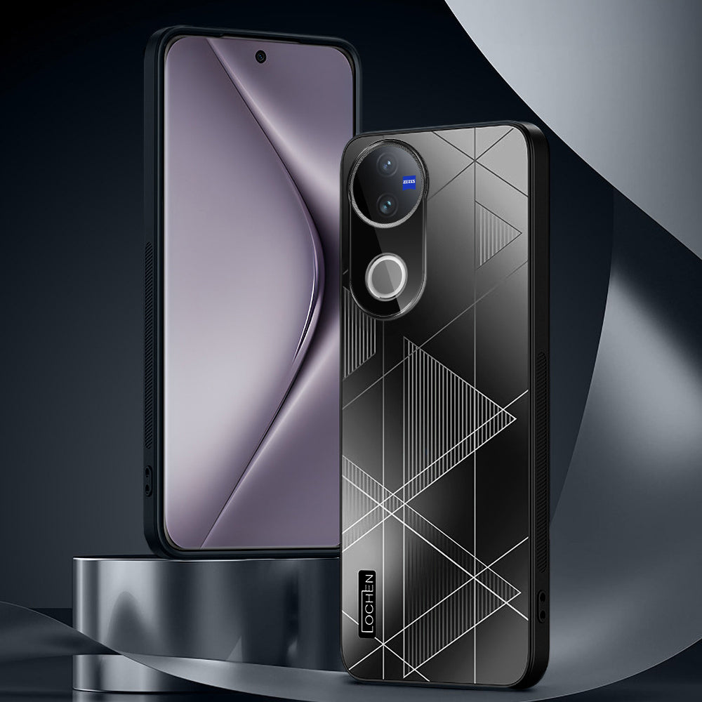 Vivo V50 5G Triangle Pattern Matte Back Shockproof Case