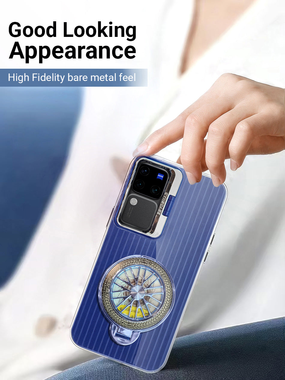 Vivo V30 Pro phone case with rotating camera protector