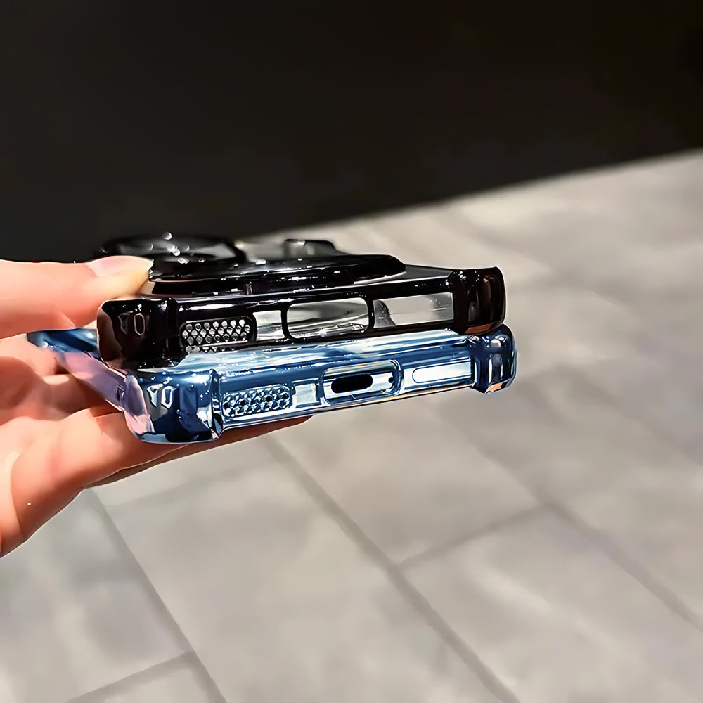 Samsung Galaxy A14 5G Original Luxury Magnifier Ring Stand Shockproof Airbags Corner Case