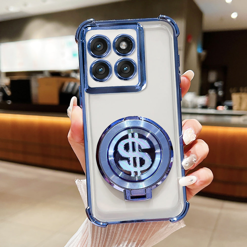 Motorola Edge 60 Fusion 5G Four Corner Airbags 100% Original Astro Money Magnet Rotating Dollar Case