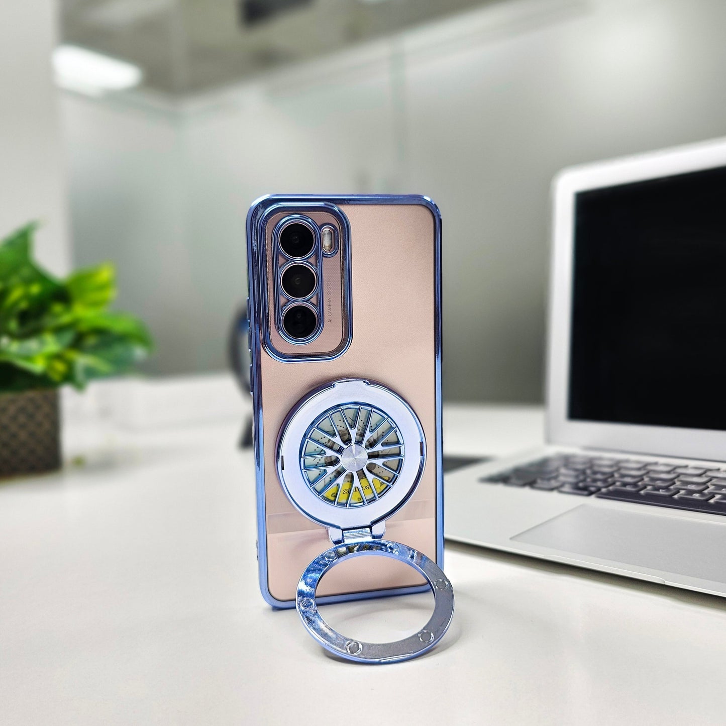 Oppo Reno 12 Pro 5G Ferrari Wheel Electroplating Case