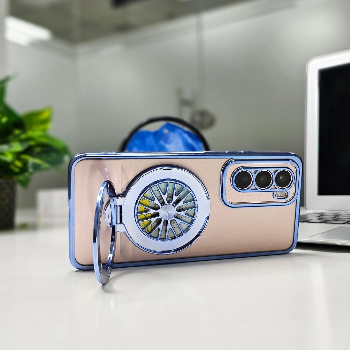 Oppo Reno 12 Pro 5G Ferrari Wheel Electroplating Case