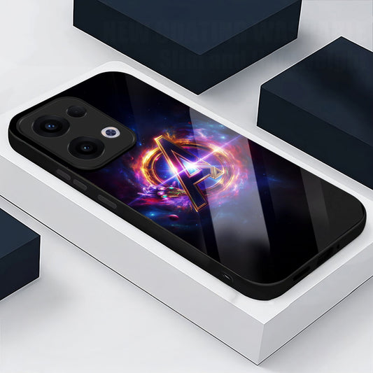 Oppo Reno 13 5G Premium Acrylic Shockproof Glass Back Case (Endgame Impact)