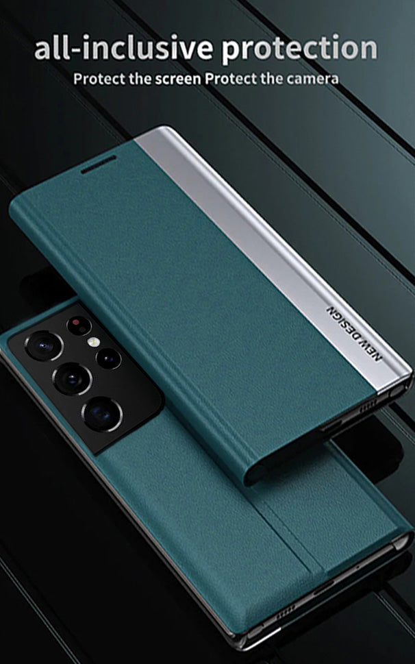 Samsung Galaxy S21 Ultra 5G Flip Leather Case